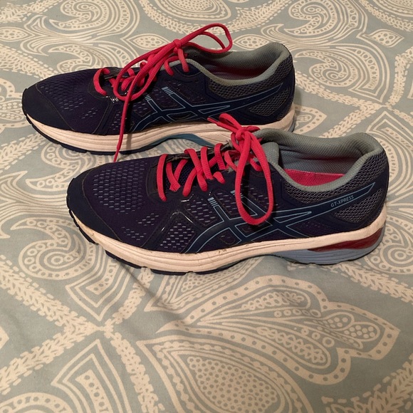 Blue/Pink Asics GT Express Sneakers Size 10 1/2 - Picture 5 of 6